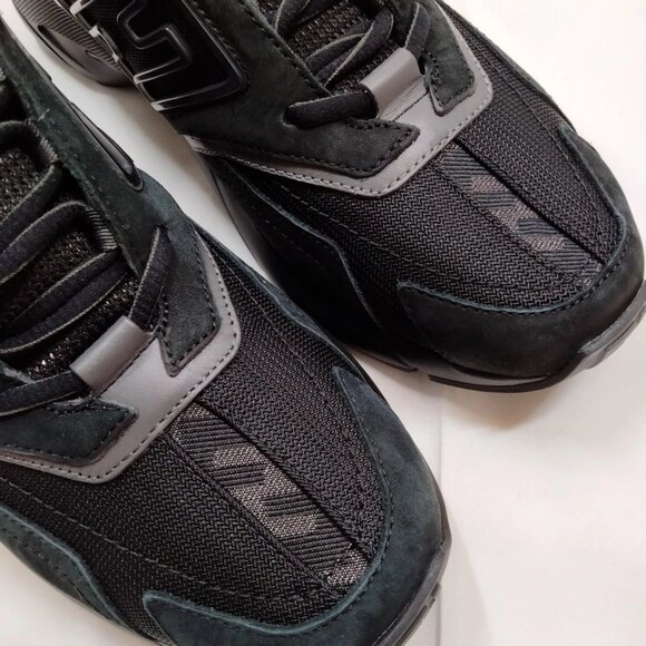 Fendi Sneakers Men Black Fablic 299-073125 - Picture 5 of 9